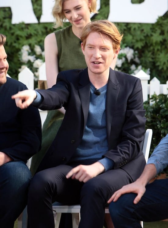 Domnhall Gleeson Peter Rabbit Interview