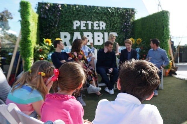Peter Rabbit cast press conference