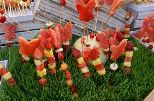 Peter Rabbit Fruit Skewers