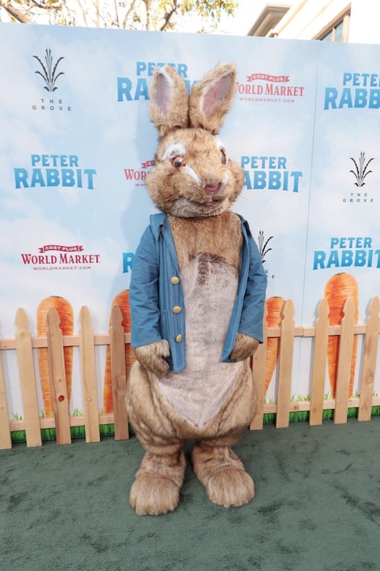 Peter Rabbit at the World Premiere in Los Angeles, CA