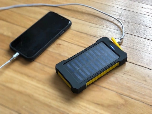 Solar Power Phone Charger