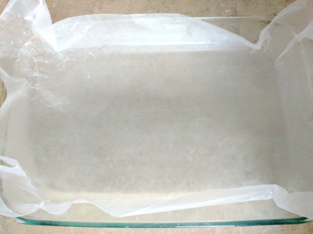 Wax Paper Lined Pan