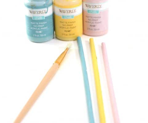 Pastel Paint and Pain Brushes