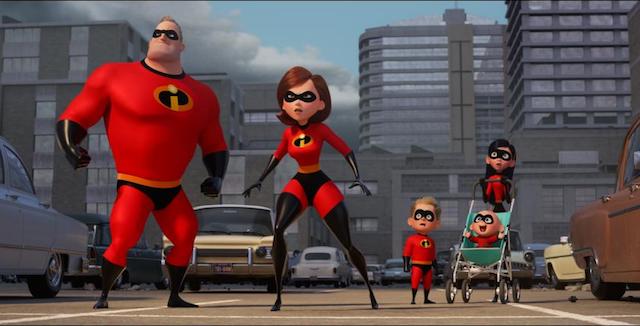 Incredibles 2 Family City Scene