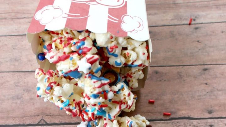 4th of July Popcorn Recipe in Box