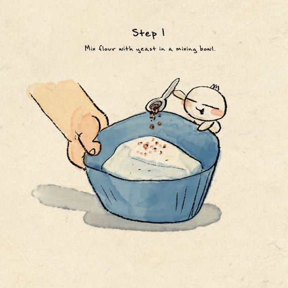 Bao Steamed Buns Recipe Step 1