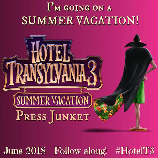 Hotel Transylvania 3 Press Junket