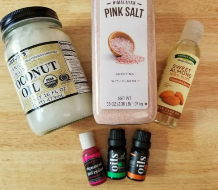 Homemade Pink Himalayan Salt Scrub Recipe - Thrifty Jinxy