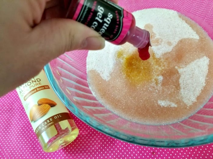 Homemade Pink Himalayan Salt Scrub Food Coloring width=