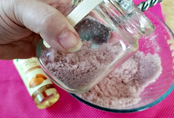 Homemade Pink Himalayan Salt Scrub Recipe step 7