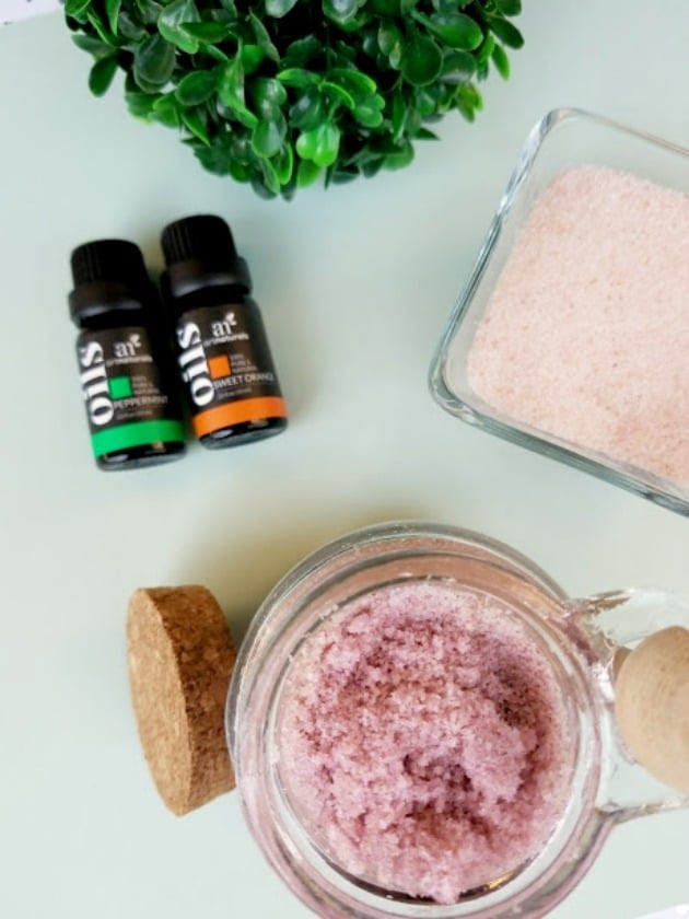 DIY Pink Himalayan Salt Scrub Recipe