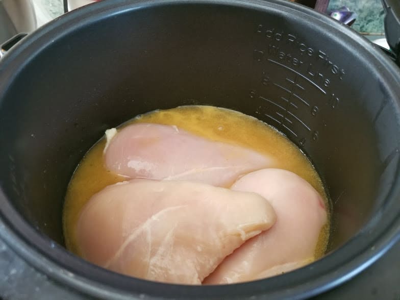 Slow Cooker Buffalo Chicken Soup Recipe step 1