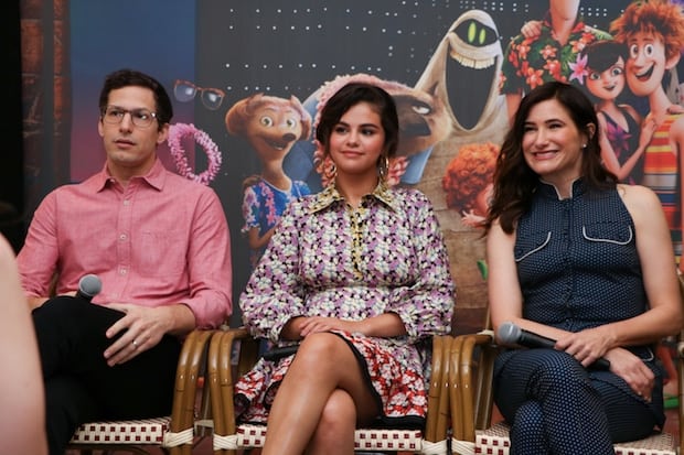 Hotel T3 Press Conference Selena Gomez Andy Samberg Kathryn Hahn