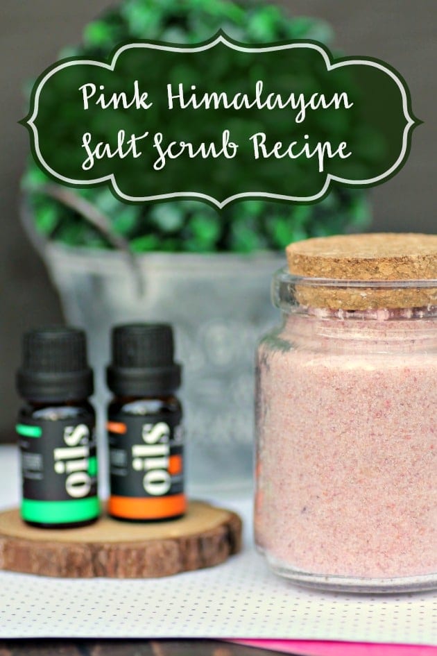 Homemade Pink Himalayan Salt Scrub Recipe