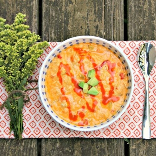 Slow Cooker Buffalo Chicken Soup Recipe