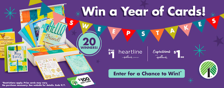 Dollar Tree Hallmark Sweepstakes