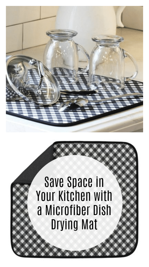 Save Space in Your Kitchen with a Microfiber Dish Drying Mat