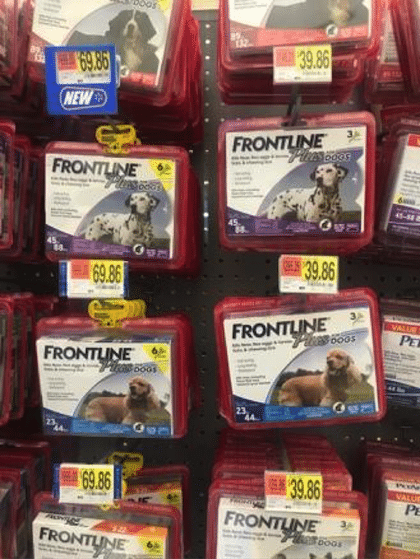Frontline Large Dogs Walmart