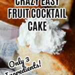 Crazy Easy Fruit Cocktail Cake