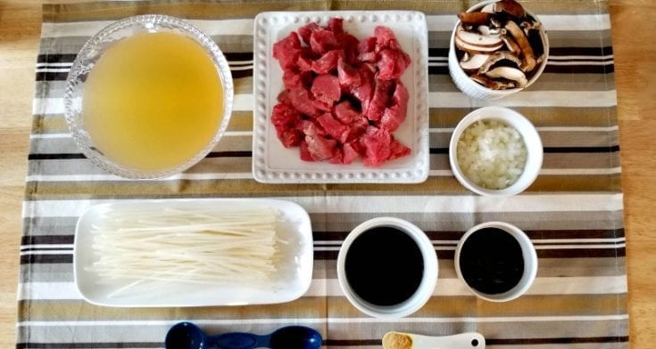 Instant Pot Asian Beef Noodle Soup - A Bowl Full of Flavor - Thrifty Jinxy