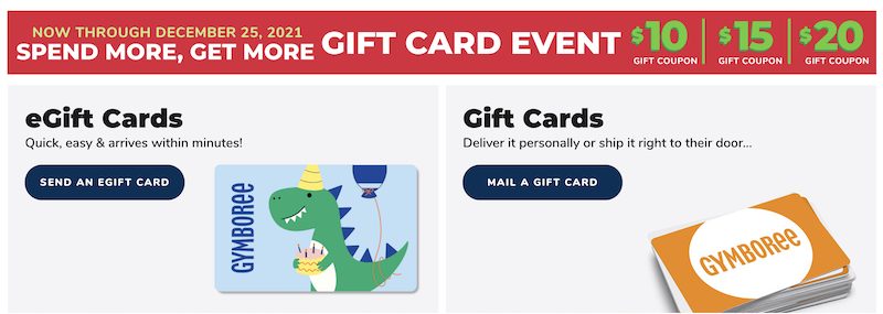 Gymboree Gift Card Offer