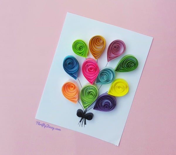 Balloons Paper Quilling Craft