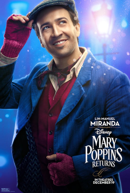 Mary Poppins Returns Lin-Manuel Miranda Movie Poster