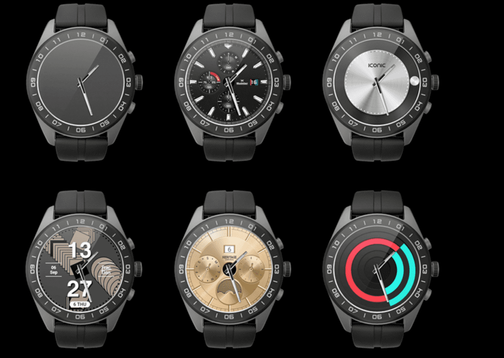 LG W7 Smart Watch Face Options