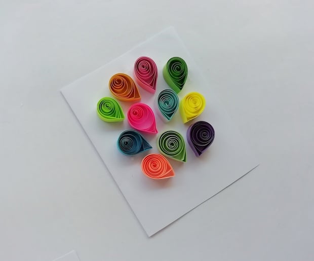 Balloons Paper Quilling Pattern