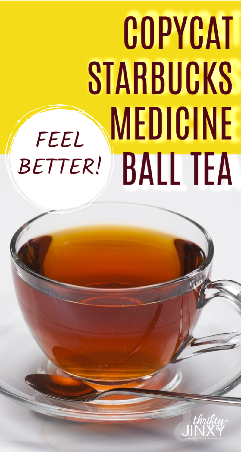 Starbucks Medicine Ball Tea Recipe Make Your Own Thrifty Jinxy