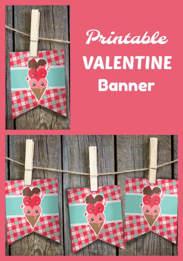 Printable Valentine Banner
