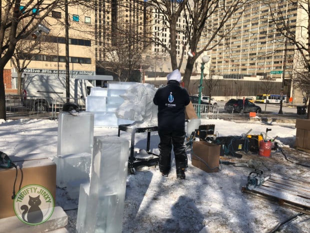 St Paul Winter Carnival Ice Sculpting