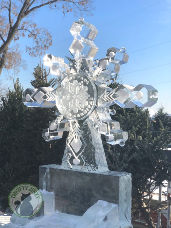 St Paul Winter Carnival Ice Sculpture.