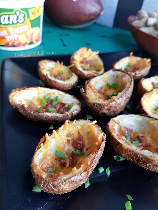 air fryer potato skins