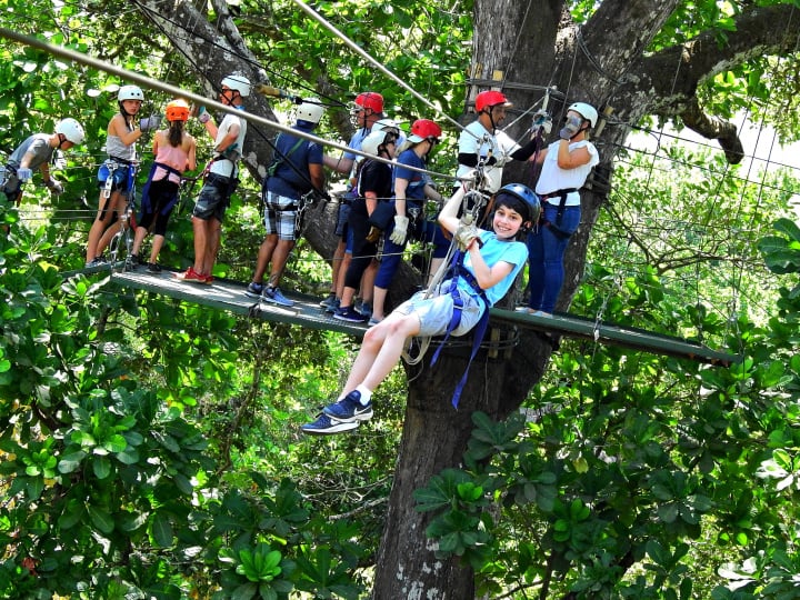 Congo Trail zip Line Platform