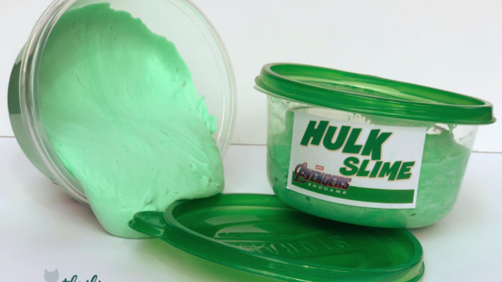 DIY Hulk Slime Craft
