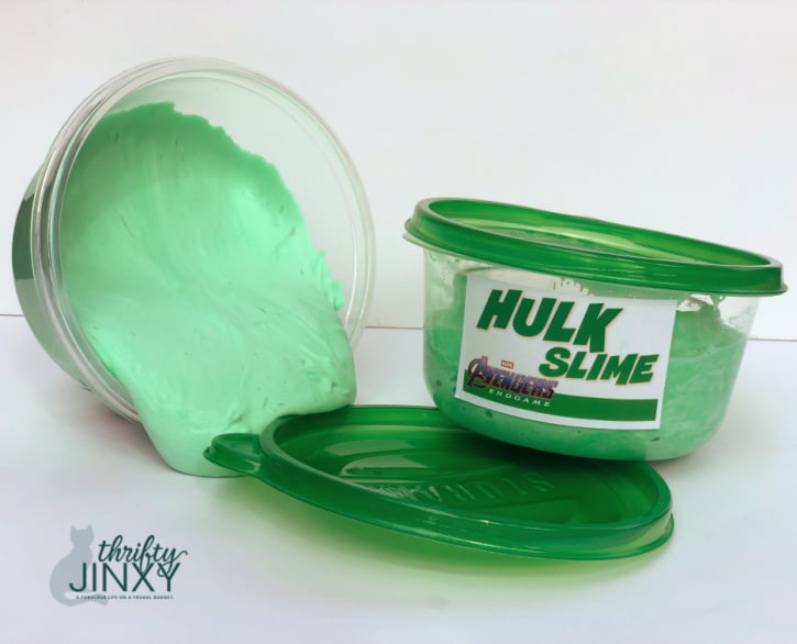 DIY Hulk Slime Craft