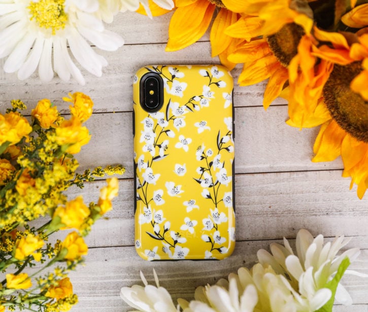 Yellow Floral Phone Case from Casely