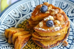Pumpkin Butterscotch Pancakes