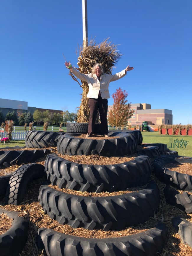 Toms Farm Market Climbing Tire Mound