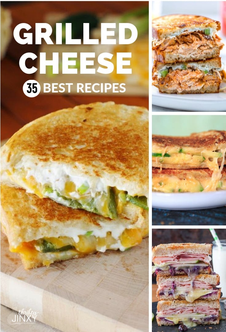 35 Best Grilled Cheese Sandwich Recipes - Thrifty Jinxy