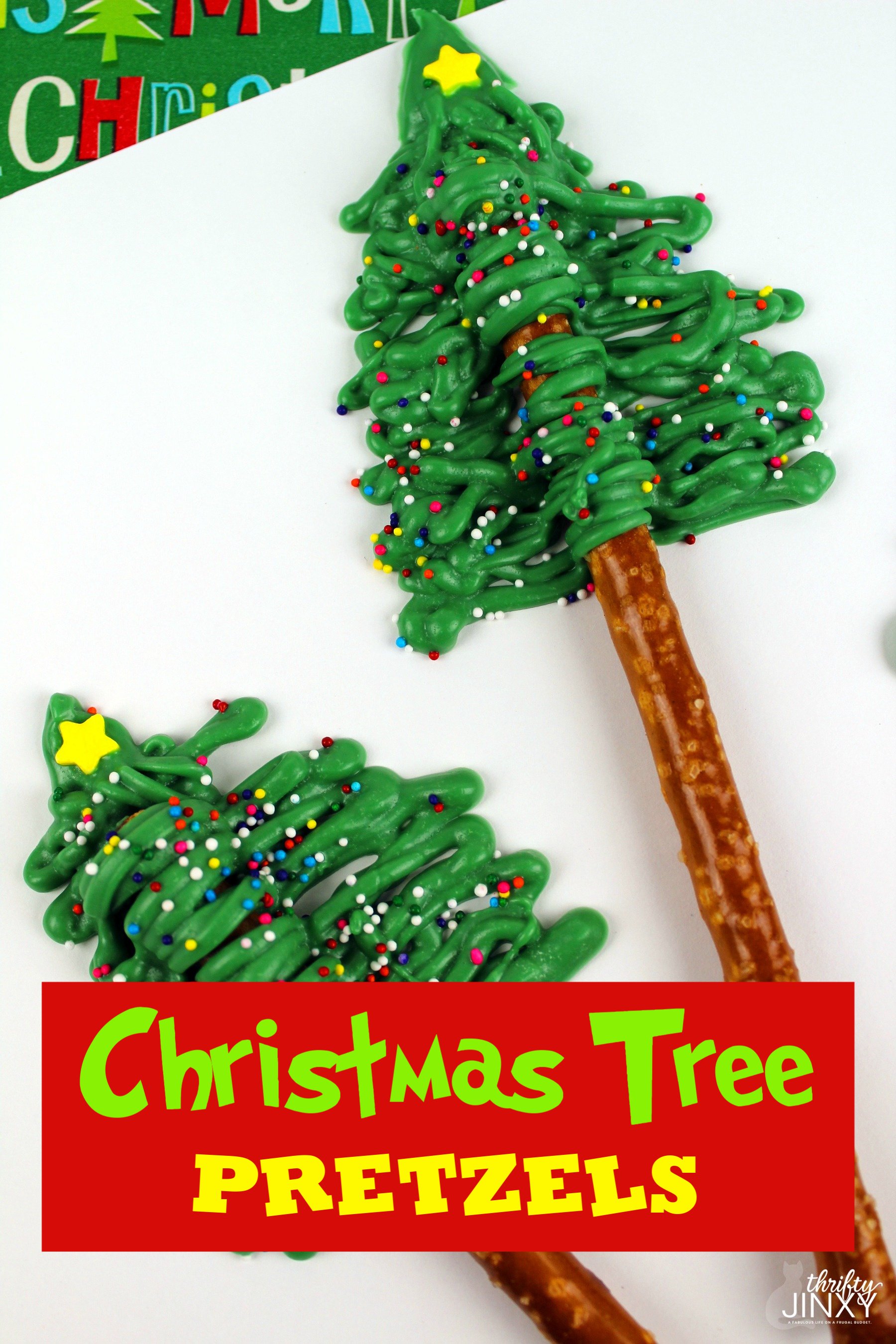 Christmas Tree Pretzels Recipe