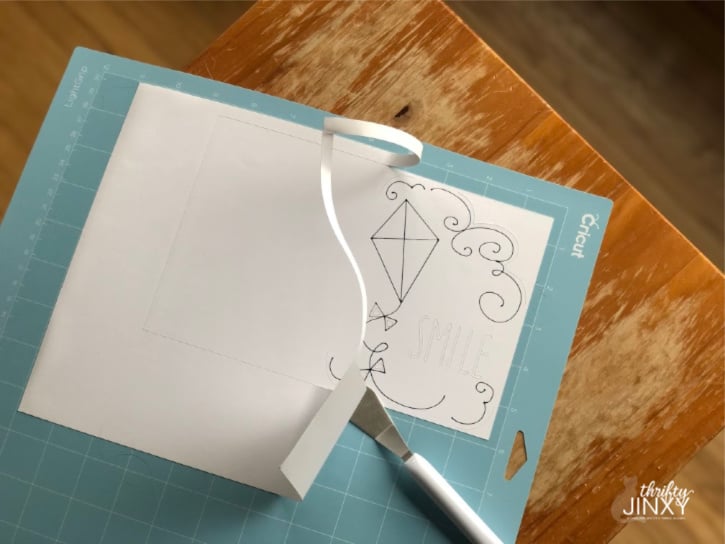 Cricut Kite Card Cutting