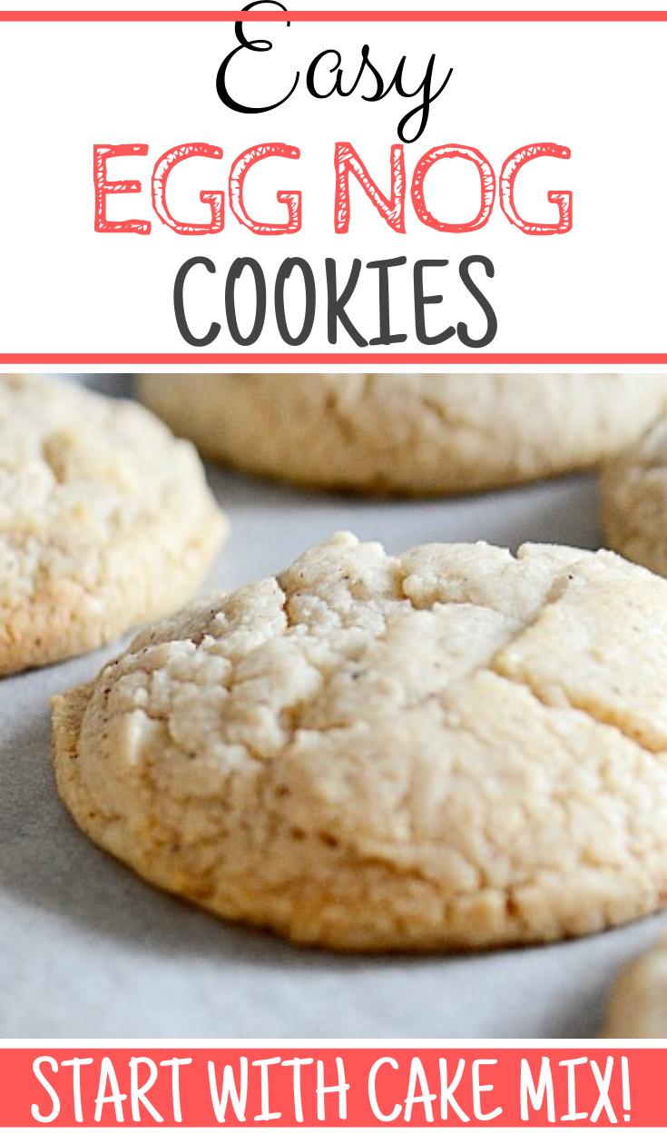 Easy Cake Mix Eggnog Cookies Recipe Thrifty Jinxy