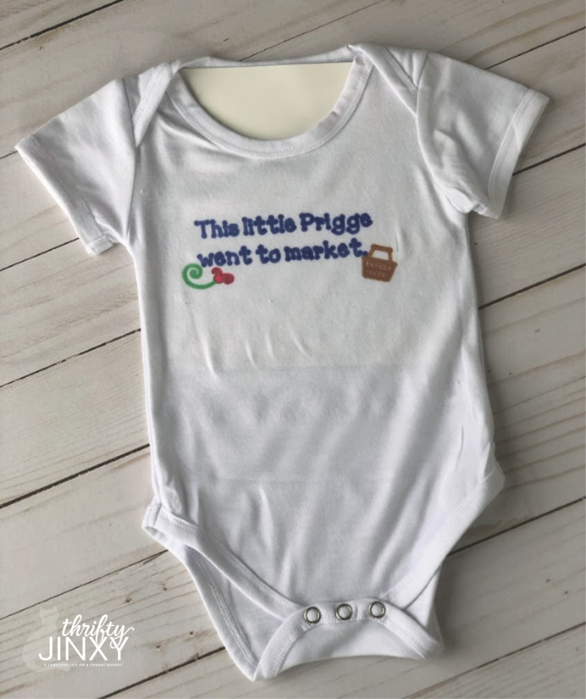 Baby Onesie Cricut Infusible Ink