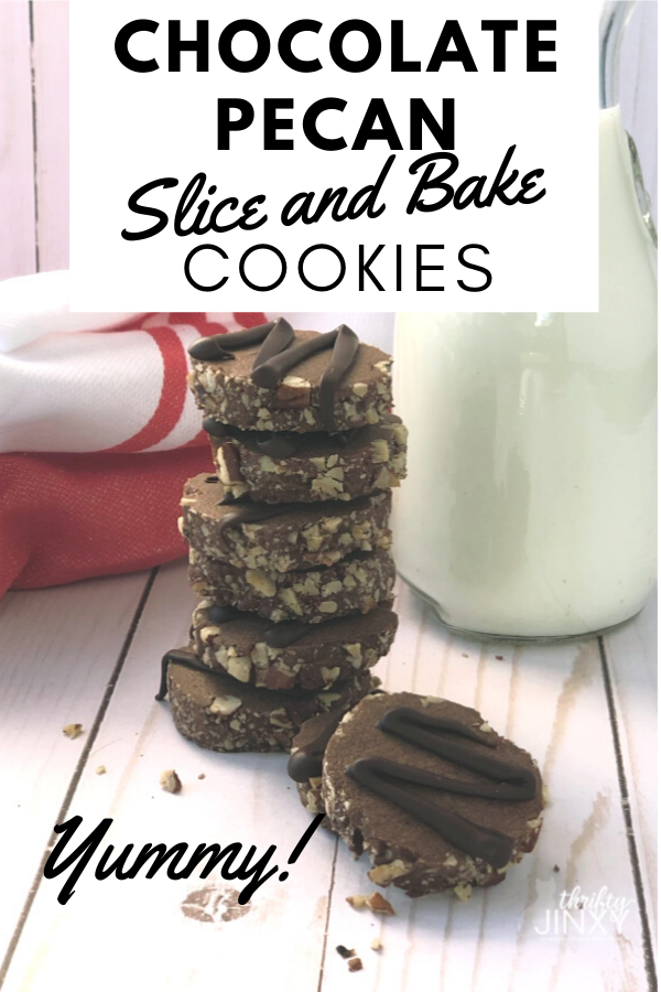Chocolate Pecan Slice and Bake Cookies