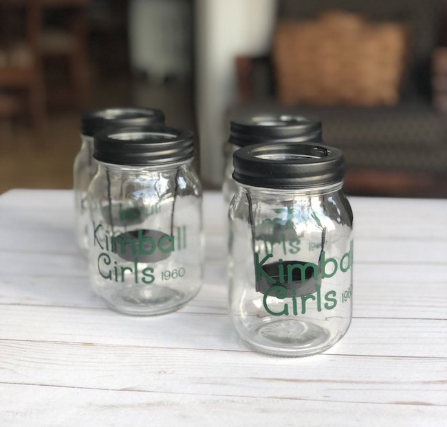 Class Reunion Candles Cricut Project