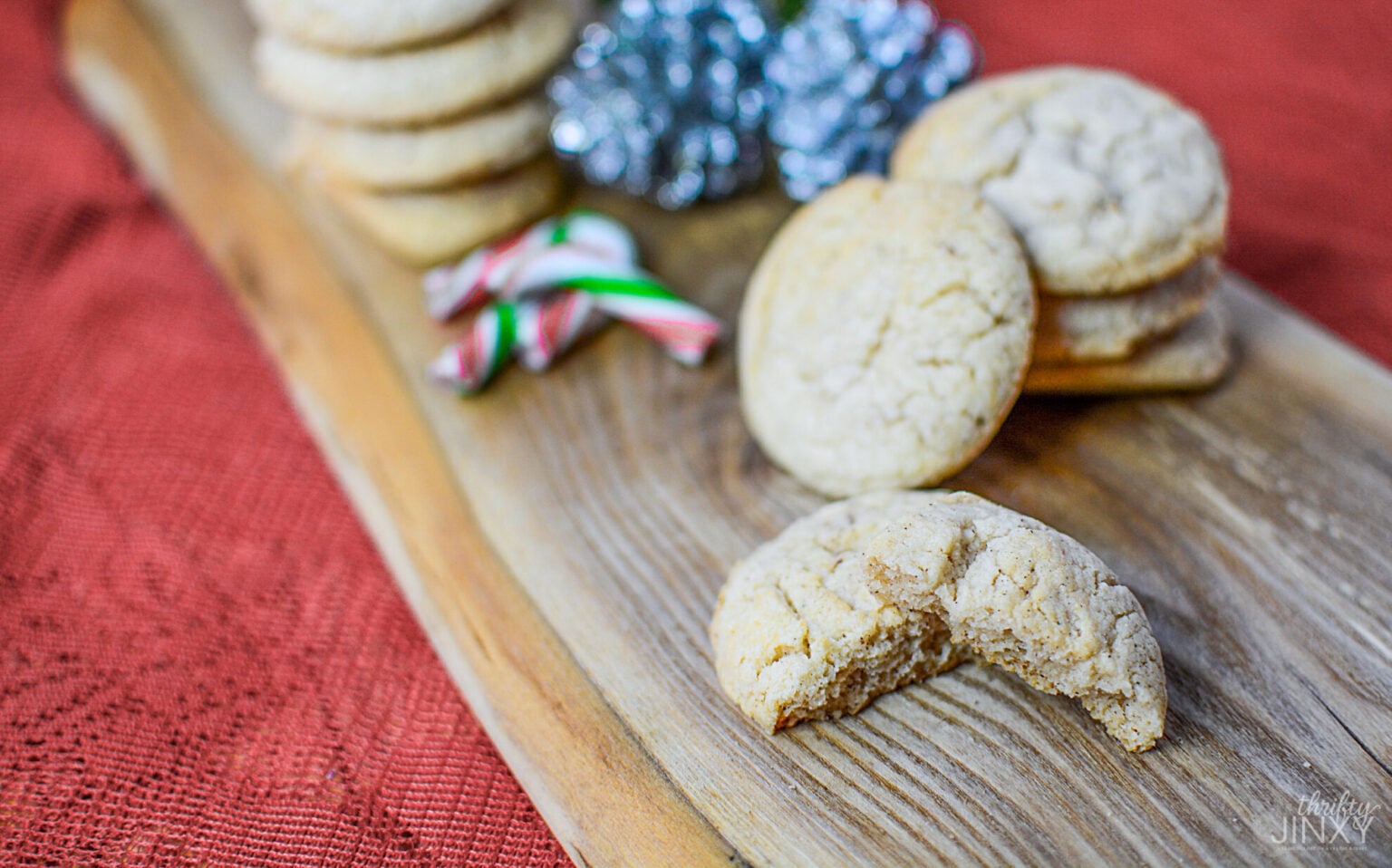 Easy Cake Mix Eggnog Cookies Recipe Thrifty Jinxy