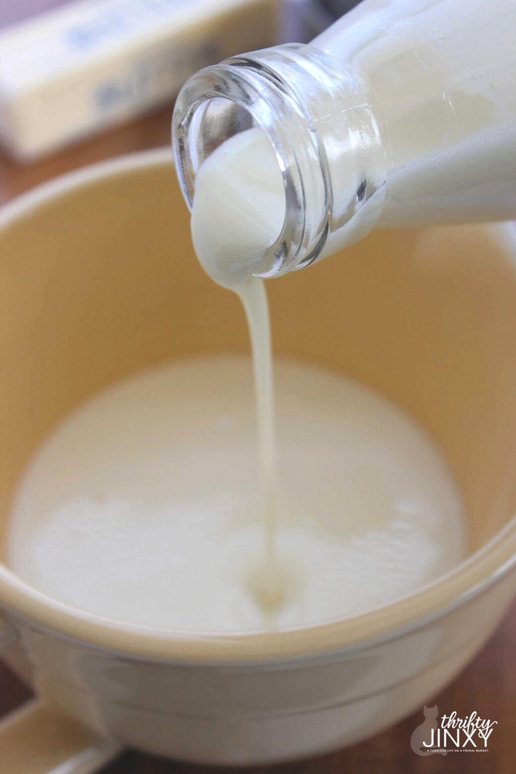 Homemade Sweetened Condensed Milk - Thrifty Jinxy