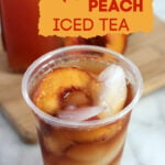 Copycat Sonic Peach Iced Tea Recipe